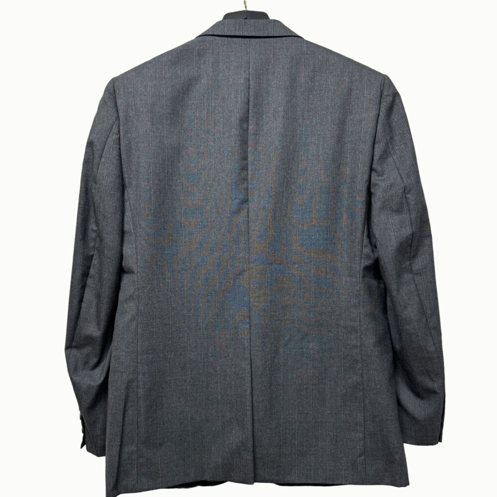 Burberrys Gray Pure Wool 2 Button Single Vent Sport Coat Blazer 38R - Picture 3 of 15
